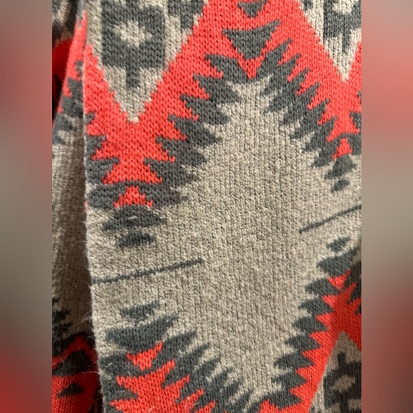 Aztec Patterned Cardigan Sweater - Picture 2 of 6